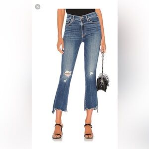 MOTHER Jeans, The Insider Crop Step Chew, Dancing in Coals, Size 30